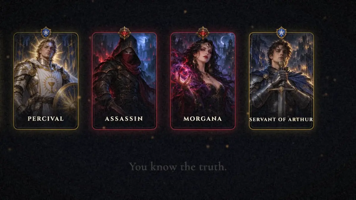 Camelot Nights: the role cards revealed